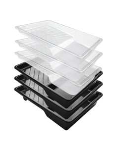 Juego de 6 Bandejas de Pintura 18 cm Greatandrew con Forros