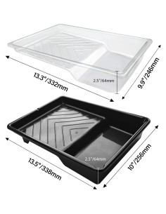 Juego de 6 Bandejas de Pintura 18 cm Greatandrew con Forros 2