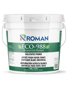 Imprimador de Papel Tapiz ROMAN ECO-988 1 Galón Blanco