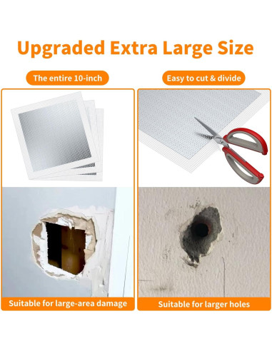 Kit de Reparación de Paredes de Yeso Wznbjlx 25.4x25.4 cm