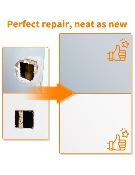 Kit de Reparación de Paredes de Yeso Wznbjlx 25.4x25.4 cm