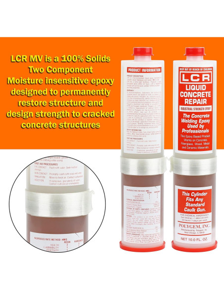 Resina Epóxica de Inyección LCR 283.5g + 7 Puertos de Inyección