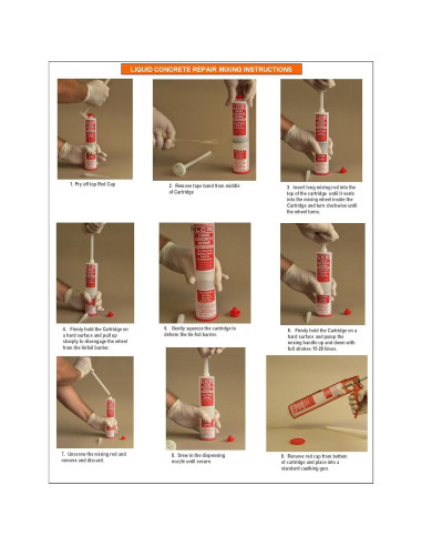 Resina Epóxica de Inyección LCR 283.5g + 7 Puertos de Inyección