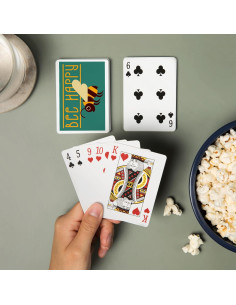 Cartas de Juego Bee Happy Lantern Press - 52 Piezas Tamaño Póker 2