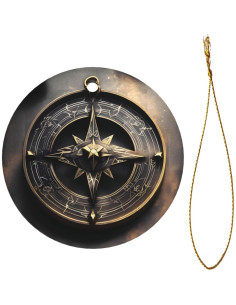 Adornos Cerámicos de Navidad JxWCher 7.62 cm Runes Mágicas 2