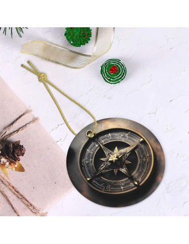 Adornos Cerámicos de Navidad JxWCher 7.62 cm Runes Mágicas