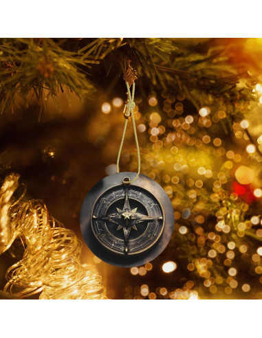 Adornos Cerámicos de Navidad JxWCher 7.62 cm Runes Mágicas