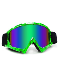 Gafas de Motocross ZukMi Lente Verde Anti Rayones
