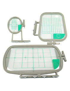 Juego de Aros de Bordado LNKA 3 en 1 para Brother y Babylock