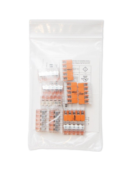 Conectores Compactos Wago 221-415 de 5 Conductores - Bolsa de 10