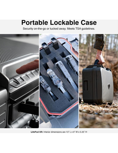 Caja Fuerte Impermeable VAULTEK LifePod XR Biométrico 3.4kg