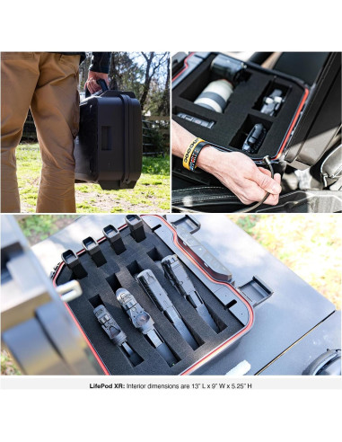 Caja Fuerte Impermeable VAULTEK LifePod XR Biométrico 3.4kg