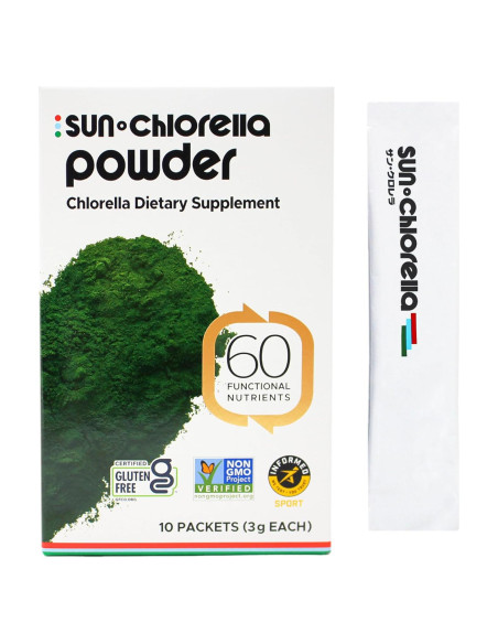 Polvo de Chlorella Sun 30g - Superalimento Vegano Sin Gluten
