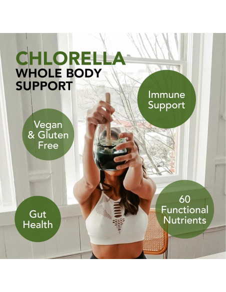 Polvo de Chlorella Sun 30g - Superalimento Vegano Sin Gluten