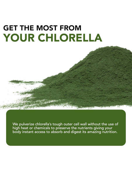 Polvo de Chlorella Sun 30g - Superalimento Vegano Sin Gluten