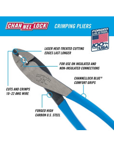 Herramienta de Crimpado Channellock 909 24.13 cm con Cortador 2