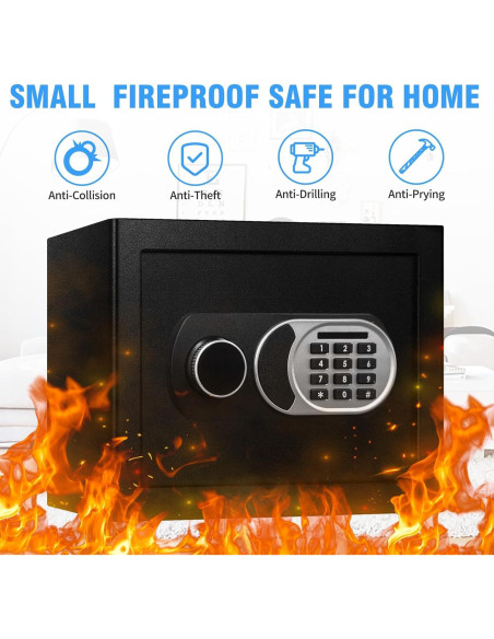 Caja Fuerte Pequeña ToruKeep 1.8 Pies Cúbicos Antirrobo