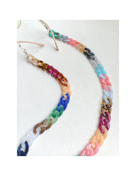 Cadena de Gafas Acrílica para Mujeres 71 cm Soporte Cuello Cadena de Gafas Acrílica para Mujeres 71 cm Soporte Cuello