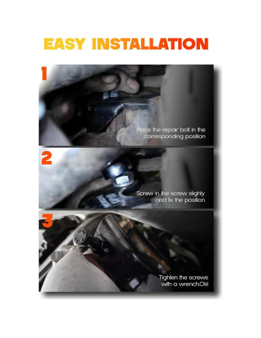 Kit de Reparación de Colector de Escape Rogierra EMRK03 para GM 1999-2013