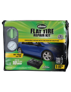 Kit de Emergencia Slime 50122 para Reparación de Neumáticos
