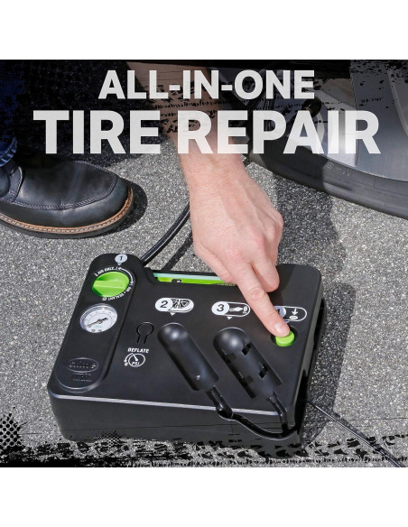 Kit de Emergencia Slime 50122 para Reparación de Neumáticos