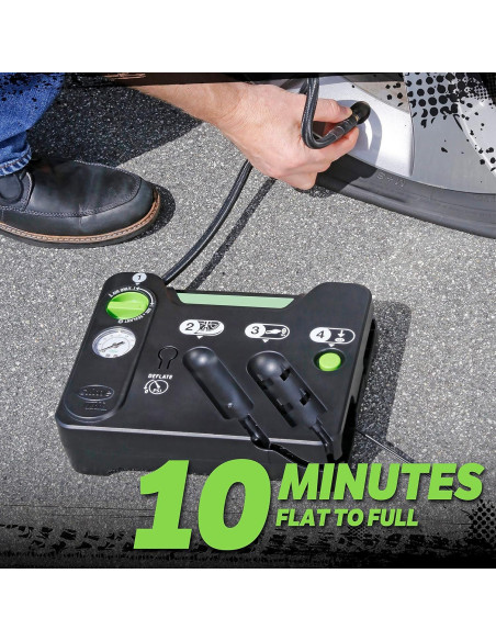 Kit de Emergencia Slime 50122 para Reparación de Neumáticos