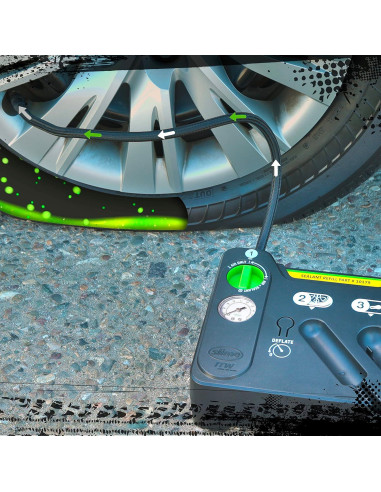 Kit de Emergencia Slime 50122 para Reparación de Neumáticos