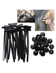 Kit de Hebillas de Cinta de Nylon Budifyx - 20 Piezas Auto-Bloqueo