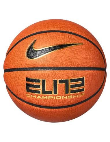 Balón de Baloncesto Nike Elite Championship 28.5" Negro/Dorado