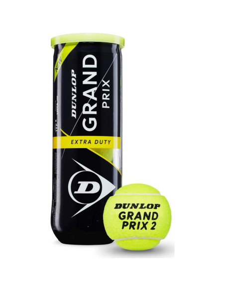 Pelotas de Tenis DUNLOP Grand Prix Extra Duty - Lata de 3