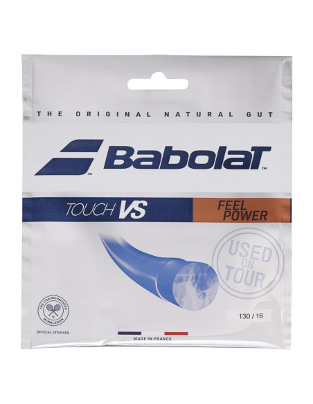 Hilo de Tenis Babolat Touch VS Gut Natural 12m - Paquete Multipack