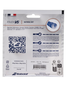 Hilo de Tenis Babolat Touch VS Gut Natural 12m - Paquete Multipack 2