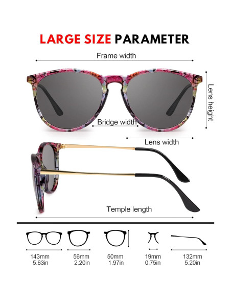 Gafas de sol fotocromáticas TJUTR UV400 para día y noche