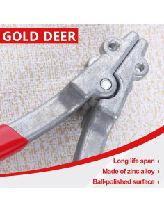 3 Abrazaderas de Resorte para Raquetas GOLD DEER 16x9cm 2