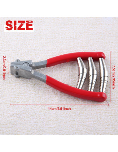 3 Abrazaderas de Resorte para Raquetas GOLD DEER 16x9cm