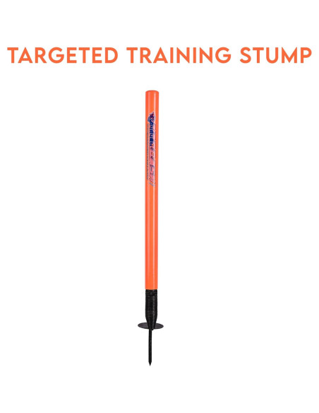 Wicket de Objetivo de Cricket Naqqash Sports 28" Metal Naranja