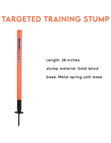 Wicket de Objetivo de Cricket Naqqash Sports 28" Metal Naranja