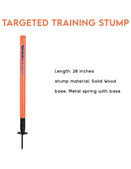 Wicket de Objetivo de Cricket Naqqash Sports 28" Metal Naranja