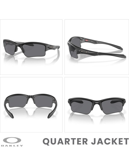 Gafas de sol Oakley Quarter Jacket para jóvenes + Kit iWear