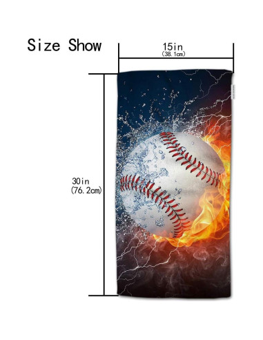 Toalla de Mano Deportiva HGOD DESIGNS 38x76 cm Algodón