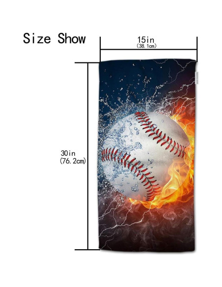 Toalla de Mano Deportiva HGOD DESIGNS 38x76 cm Algodón