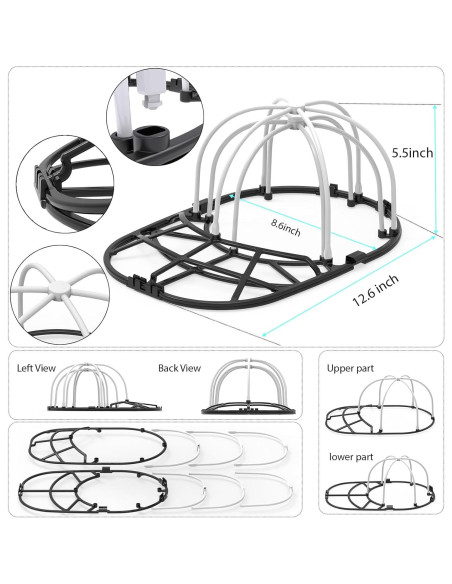 Cesta para Lavar Sombreros YEENOR - Soporte Lavavajillas