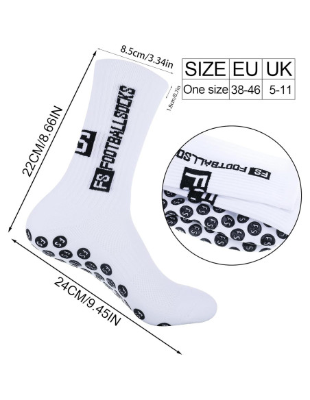 6 Pares de Calcetines Antideslizantes para Hombres GGSTDDUP