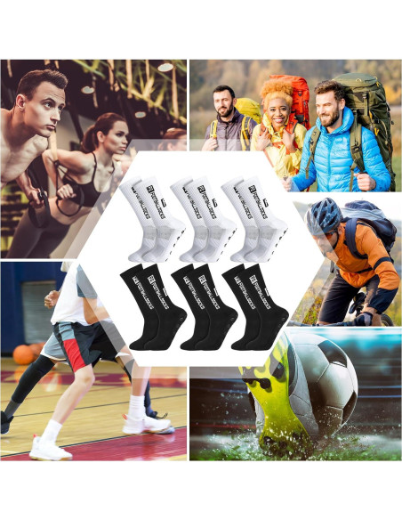 6 Pares de Calcetines Antideslizantes para Hombres GGSTDDUP