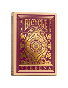 Baraja Bicicleta Verbena Floral Premium con Folio Dorado