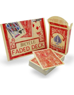 Mazo de Cartas Faded Rider Rojo - Edición Limitada Magic Makers 2