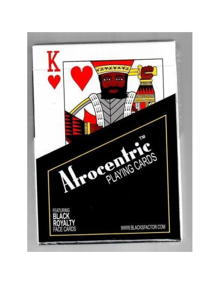 Baraja de Cartas Afrocentristas Blacks Factor - Tamaño Póker