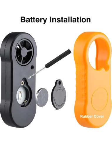 Anemómetro Digital de Mano XRCLIF - Medidor de Viento y Temperatura