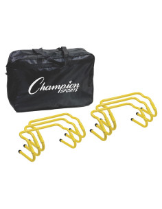 Kit de Vallas Ajustables Champion Sports 6 Piezas 23-30 cm