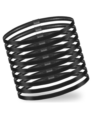 9 Cintas Elásticas Deportivas Antideslizantes HJZHII - Neutras